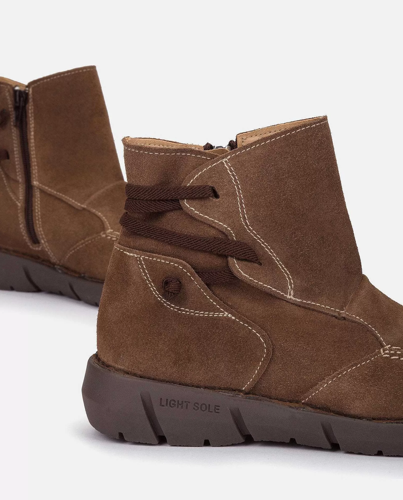 botin_plano_olba001_marron_3.webp Mujer Yokono Botin Plano Olba-001 Marron