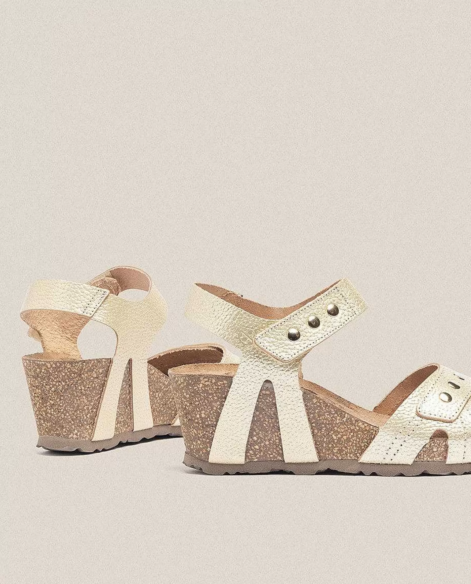 Mujer Yokono Sandalia Cuna Cadiz 303 Dorado