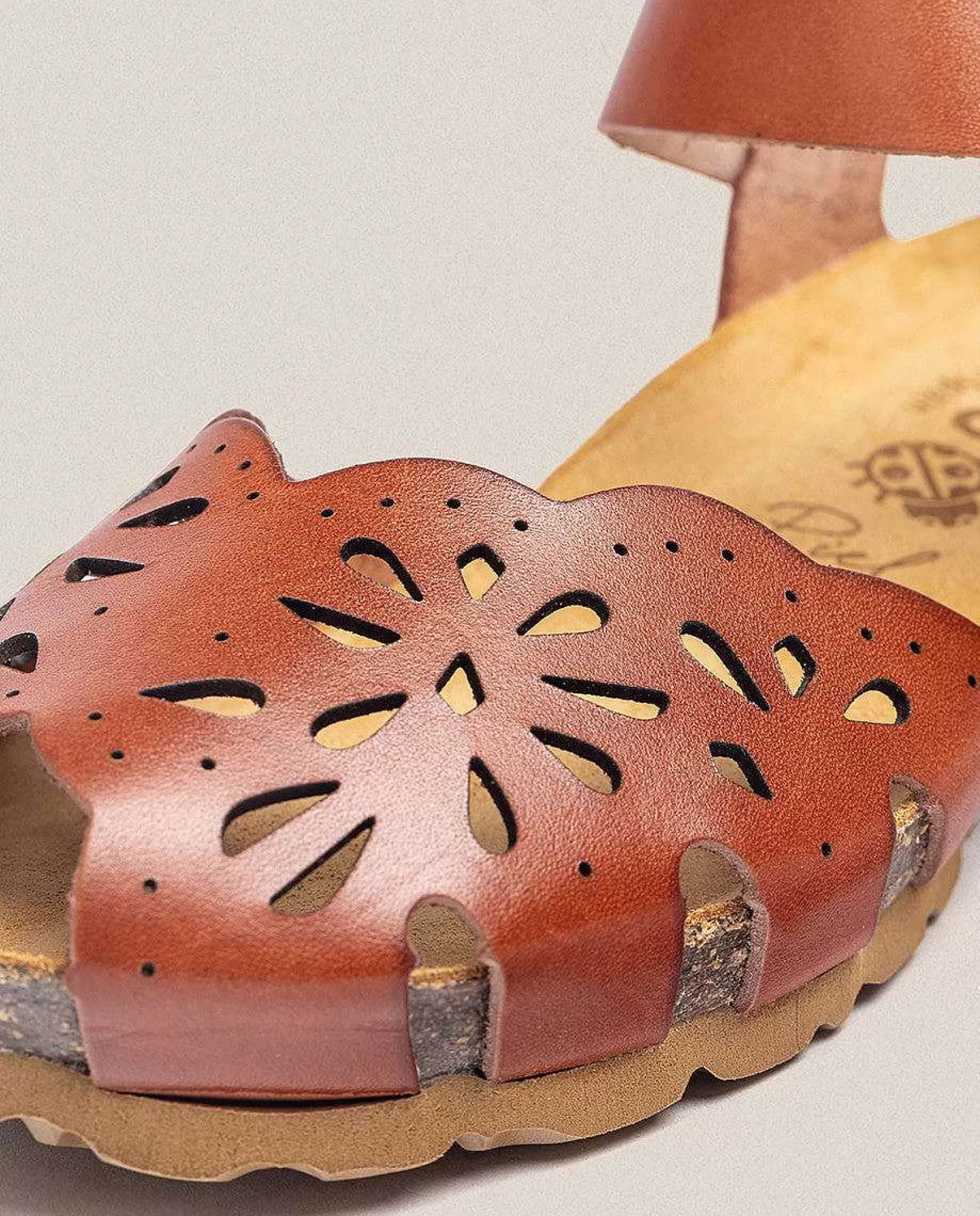 Mujer Yokono Sandalia De Cuna Monaco 047 Marron