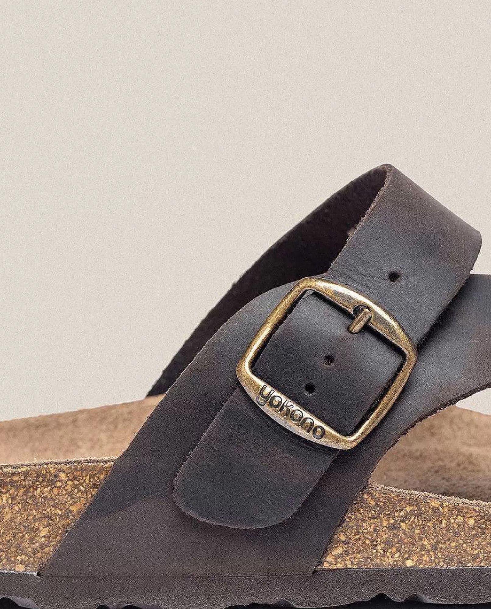 Hombre Yokono Sandalia De Hombre Macam 203 Marron