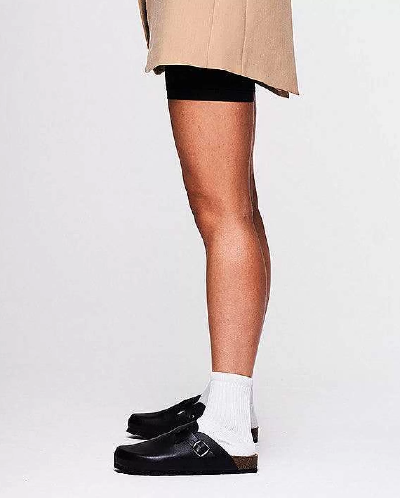 Mujer Yokono Zapato Plano Zueco-599 Negro